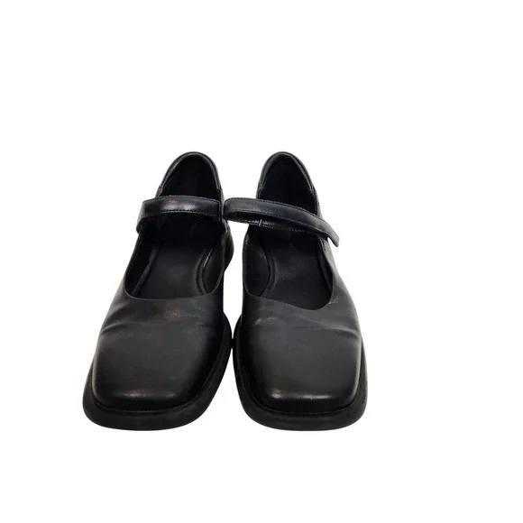 VAGABOND Shoemakers Brittie Shoes Womens 8 38 Black Leather Mary Jane Flats - Picture 4 of 12